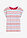 Camiseta de algodón orgánico puro - rojo intenso-salmón claro-blanco con rayas - bonprix