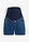 Vaqueros cortos premamá de denim elástico de algodón - azul piedra-beige crema - bonprix