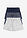 Pantalón corto de punto de algodón orgánico puro (3 unidades) - azul marino+blanco lana+azul marino - bonprix