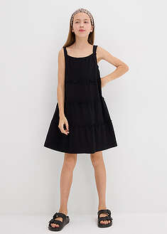 Vestido de algodón orgánico puro con tirantes