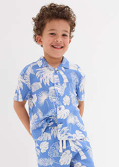 Camisa de manga corta de viscosa suave