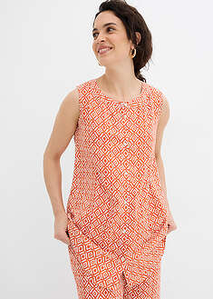 Blusa larga de viscosa suave