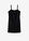 Vestido corto con lazos de terciopelo - Negro - bonprix