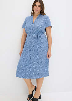 Vestido camisero con lunares