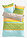Ropa de cama con diseño de flores - azul-verde-amarillo con rayas - bonprix