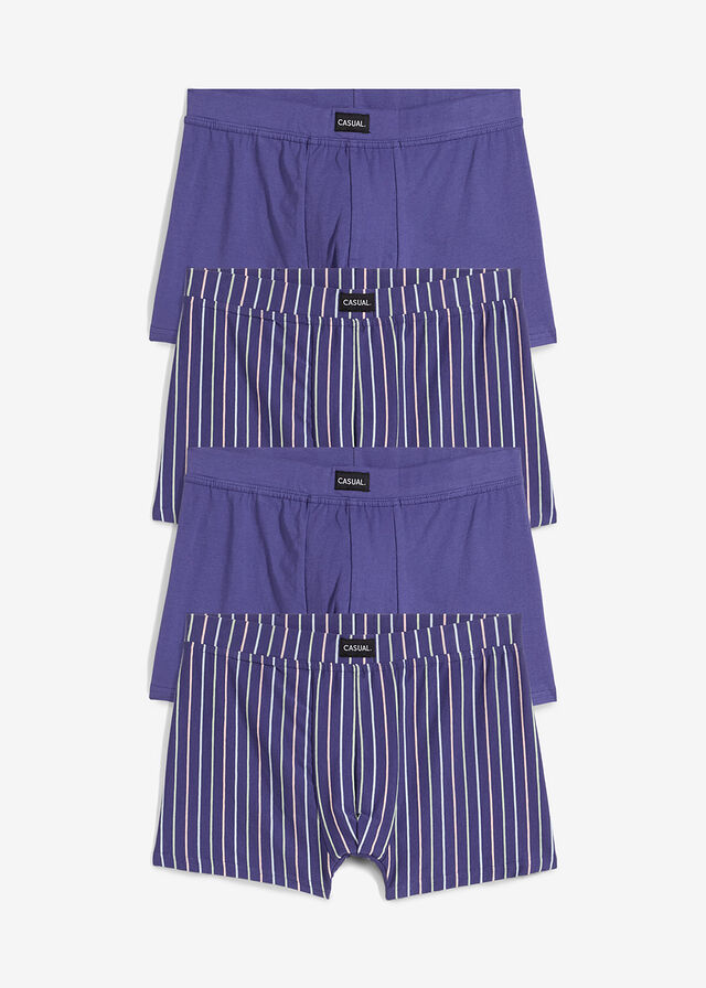 Boxers ajustados con algodón (4 unidades)