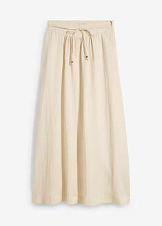 falda-larga-de-mezcla-de-lyocell-fluido