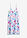 Camisón largo de satén brillante - rosa claro con flores - bonprix