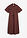 Vestido de punto de algodón elástico - Marrón tierra - bonprix