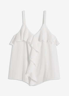 top-con-tirantes-finos-y-saten-brillante