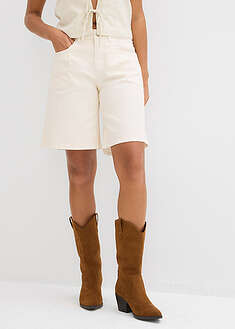 Bermudas vaqueras de talle medio