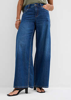 Vaqueros de pernera ancha, mid waist