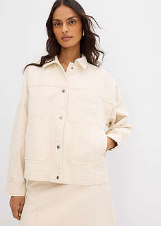 Chaqueta de sarga de algodón puro