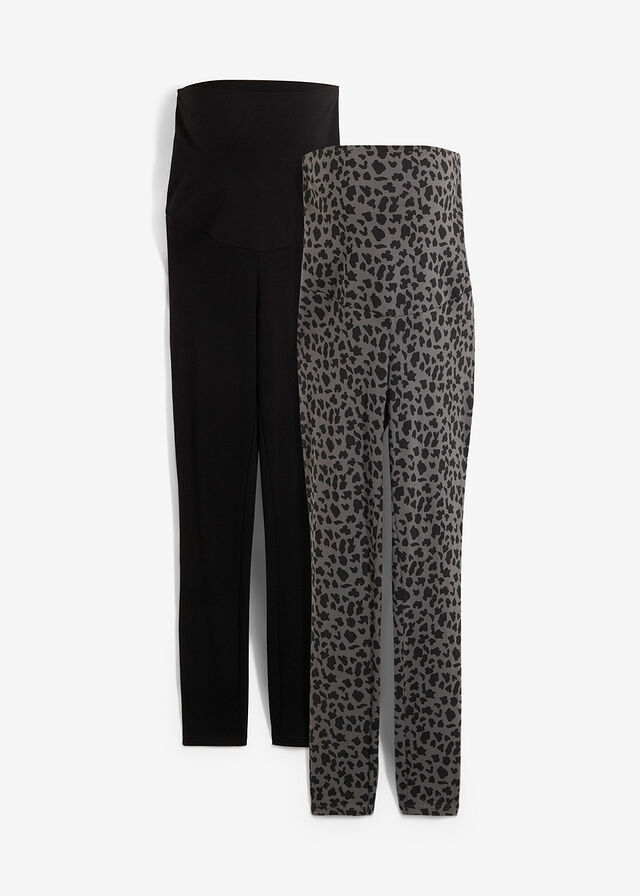 Leggings premamá de algodón orgánico (2 unidades)
