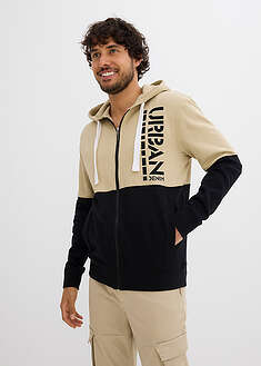 Chaqueta de chándal con capucha de algodón orgánico