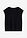 Top holgado con inserto de canalé en las mangas - Negro - bonprix