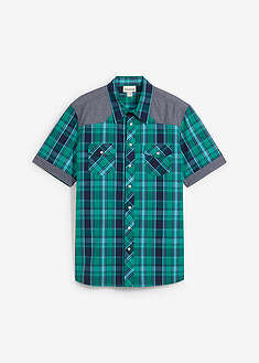 camisa-de-manga-corta-con-ribete-vaquero