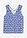 Blusa de viscosa fluida - Azul glaciar/azul marino/blanco con estampado gráfico - bonprix