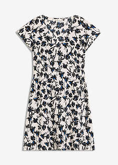 vestido-de-material-estructurado-con-mangas-de-murcielago