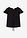 Blusa con volantes en las mangas y efecto brillante - Negro - bonprix