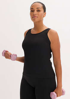 Top largo sin costuras de canalé