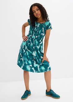 Vestido de punto de mezcla de algodón orgánico elástico