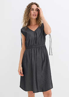 Vestido de lyocell liso