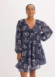 Vestido corto de gasa