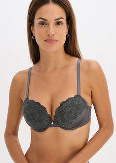 Sujetador con efecto brillante