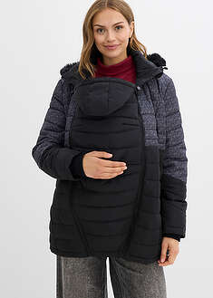 Chaqueta premamá 3 en 1, acolchada y de porteo