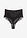 Tanga de talle alto con abertura - Negro - VENUS
