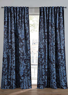 Cortina opaca con estampado (1 unidad)