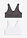 Bustier reversible de algodón orgánico suave (2 unidades) - blanco - pizarra - bonprix