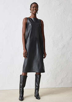 Vestido de piel de napa de cordero