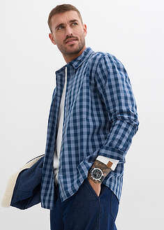 Camisa de manga larga de algodón puro