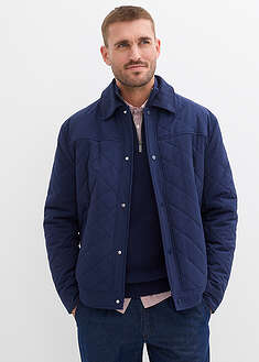 Chaqueta guateada con cuello de pana