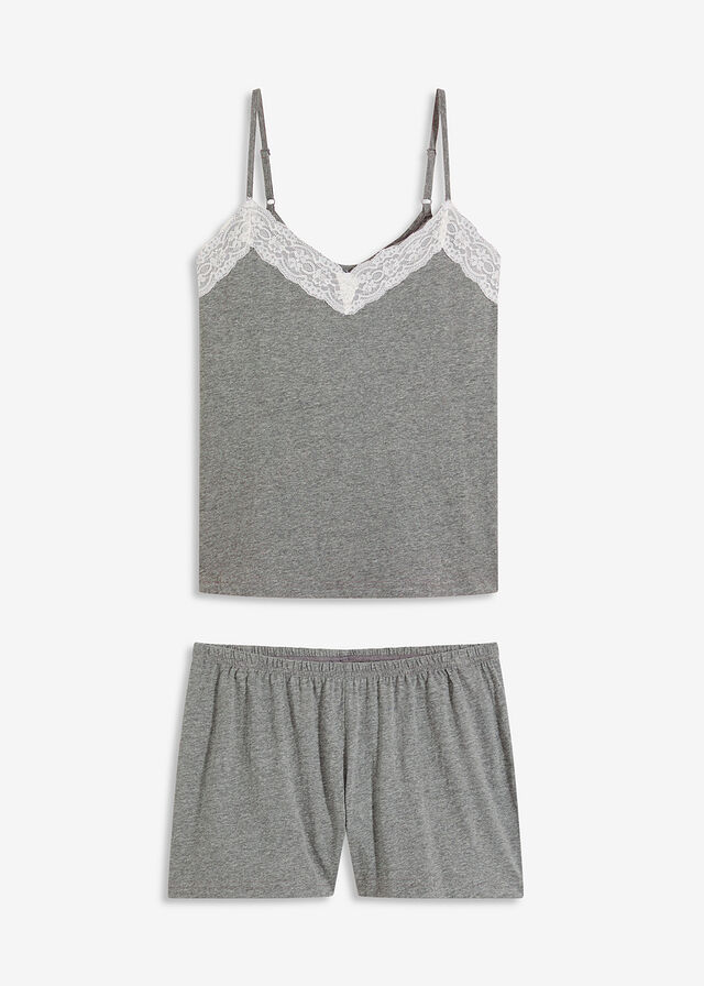 Crop Top Pijama Corto Encaje Pijamas Top Flores Pijamas Mujer