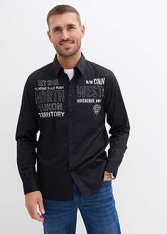 Camisa de manga larga de algodón puro