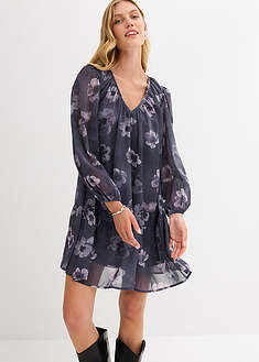 Vestido corto de gasa