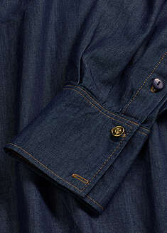 Blusa vaquera con puños altos