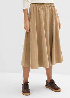 Falda de pana de mezcla de algodón