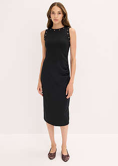 Vestido midi con tachuelas