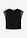 Camiseta con hombreras - Negro - bonprix