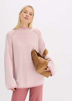 Jersey oversize con cuello alto