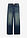 Vaqueros elásticos con corte holgado, talle alto y diseño recto - azul oscuro denim usado - bonprix