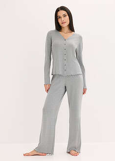 Pijama de pointelle suave