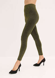 Leggings térmicos de hilo brillante