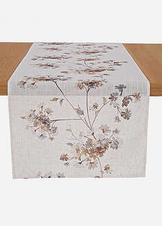 Camino de mesa con mezcla de lino