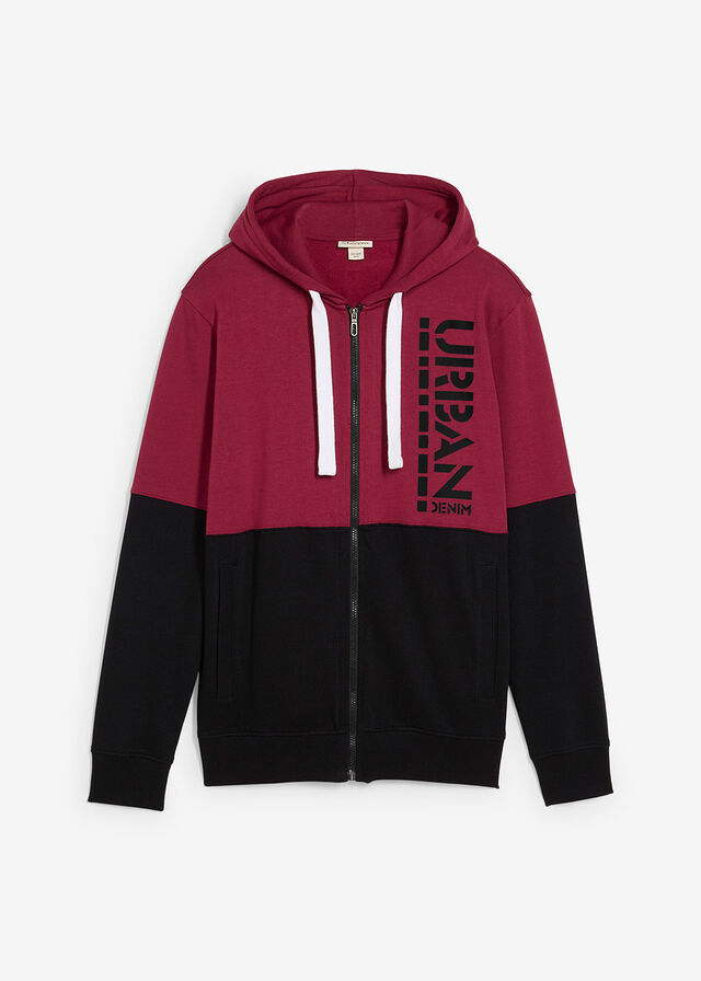 Chaqueta de chándal con capucha de algodón orgánico