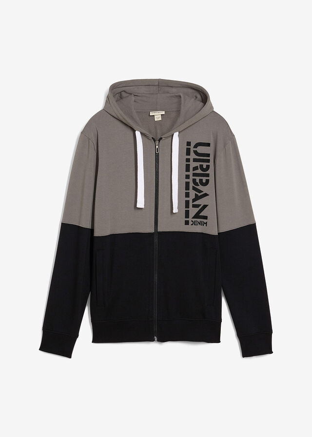 Chaqueta de chándal con capucha de algodón orgánico